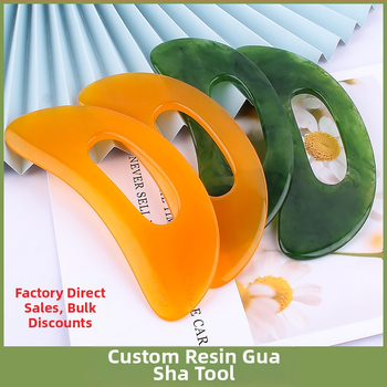 Дъска за масаж с ножовидна форма, от смола, за масаж на гърба и корема; здравословен масаж; тегло 200 g