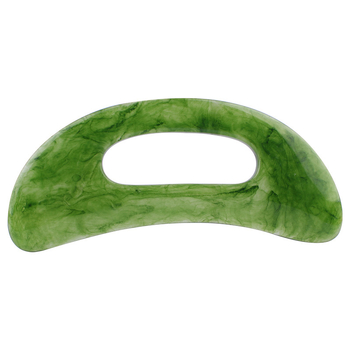 Дъска за масаж с ножовидна форма, от смола, за масаж на гърба и корема; здравословен масаж; тегло 200 g