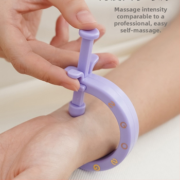 Аккупунктурен масажор, преносим, ръчен апарат за натиск, ABS корпус, подходящ за ръка, китка, длан и стъпало, тегло 23 г