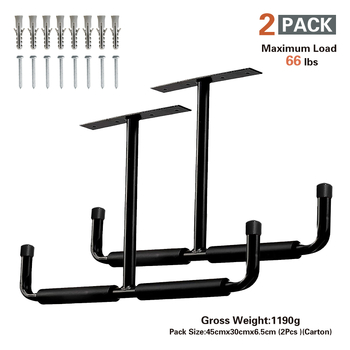 Τοίχο-μονταριστό διπλό γάντζο από ανοξείδωτο ατσάλι, μοντέρνος μινιμαλιστικός σχεδιασμός, φόρτωση άνω των 30 κιλών