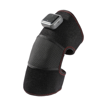 Elektrinė kelio pagalvėlė šildymui ir masažui kelių, pečių ir alkūnių sąnariams – išmanus temperatūros valdymas; galia 7W; temperatūra 40–65°C; svoris 204 g; medžiaga: nailonas/elastanas.