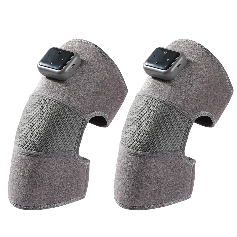 Elektrinė kelio pagalvėlė šildymui ir masažui kelių, pečių ir alkūnių sąnariams – išmanus temperatūros valdymas; galia 7W; temperatūra 40–65°C; svoris 204 g; medžiaga: nailonas/elastanas.