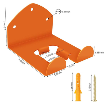 Κρεμαστή βάση για χορτοκοπτικό HTD-1555, μεταλλική, Hongtaida hardware, τοίχος, αποθήκευση εργαλείων κήπου