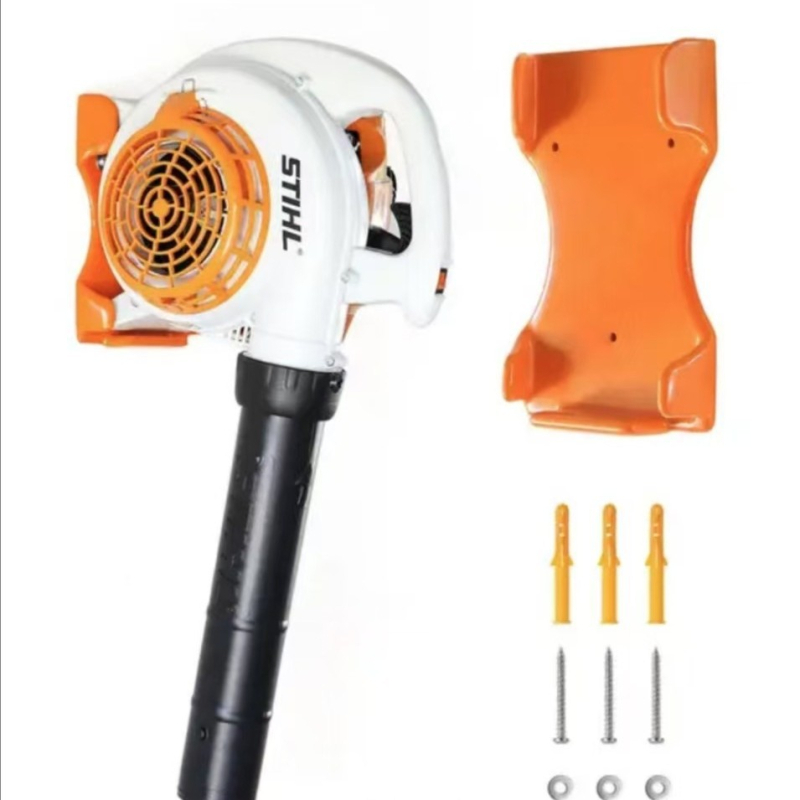 Fűkasza tartó HTD-1555, fémből, Hongtaida hardware, falra szerelhető kerti szerszágtartó