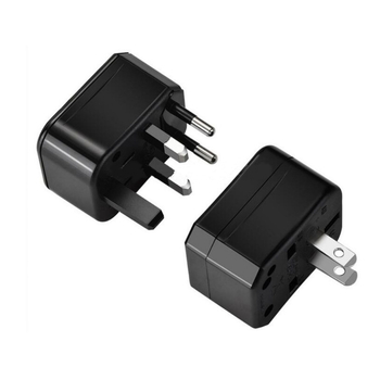 Daugiafunkcinis kištukų adapteris – 3C sertifikuotas, įtampa 50–440V, kelionėms