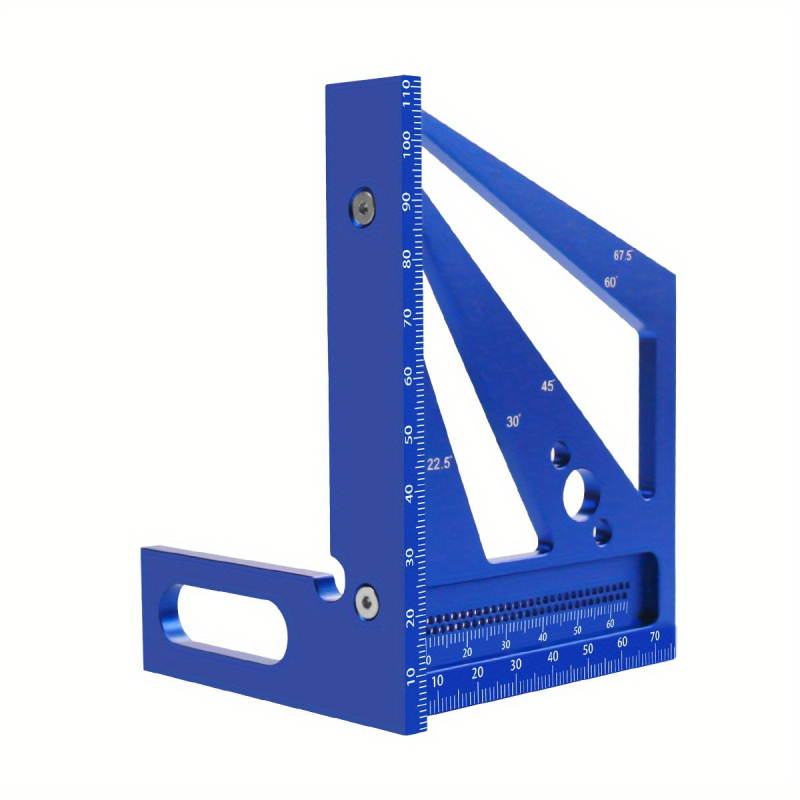 Дърводелски алуминиев сплав квадратен ъгломер за дървообработване, четири ъгла, прав ъгъл и отвори за маркиране — Марка: Special Wood Machinery