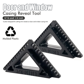 Инструмент за показване на обшивката на врати и прозорци — пластмасов