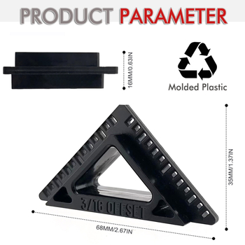 Инструмент за показване на обшивката на врати и прозорци — пластмасов