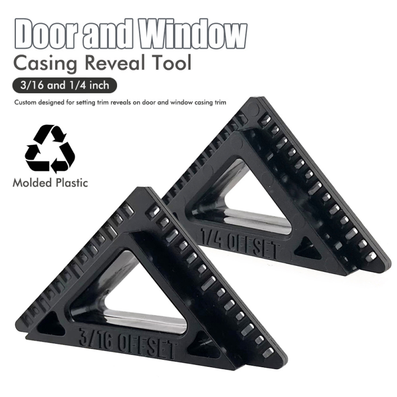Инструмент за показване на обшивката на врати и прозорци — пластмасов