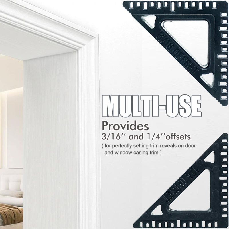 Инструмент за показване на обшивката на врати и прозорци — пластмасов