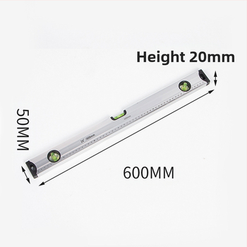 Високопрецизен магнитен нивелир с корпус от алуминиева сплав, солидна конструкция, магнитна функция и вграден нивелир.