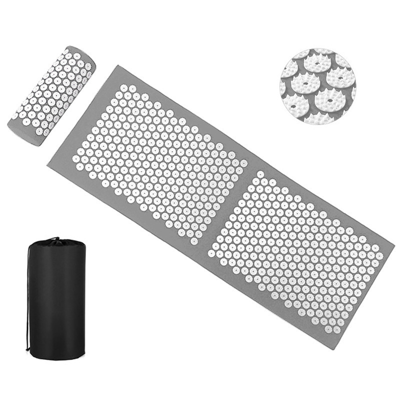 Jogo kilimėlis su akupunktūros masažu ir pagalvės komplektu (storis 2,5 cm; pritaikymas galimas)