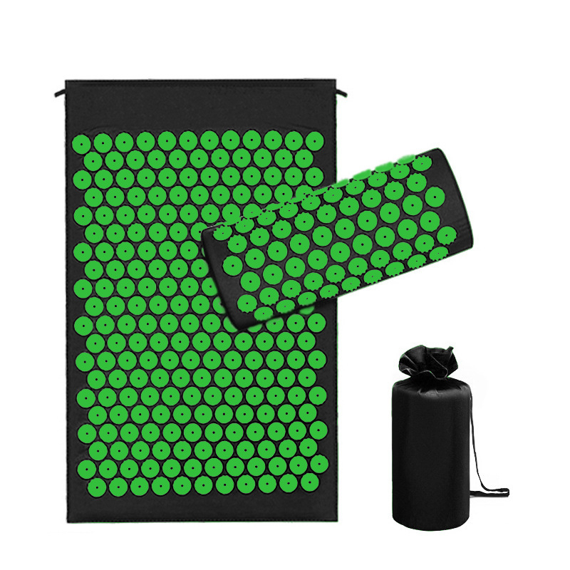 Jogo kilimėlis su akupunktūros masažu ir pagalvės komplektu (storis 2,5 cm; pritaikymas galimas)