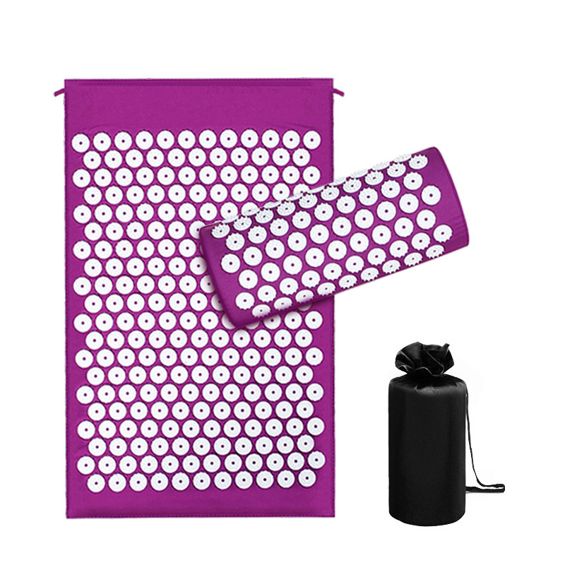 Jogo kilimėlis su akupunktūros masažu ir pagalvės komplektu (storis 2,5 cm; pritaikymas galimas)