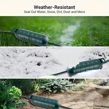 Išorinė atspari vandeniui elektros jungiamųjų dėžė, plastikinė, su vienu įėjimu ir vienu išėjimu