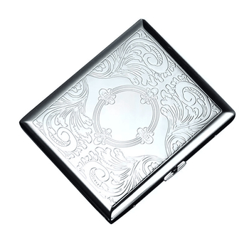 Θήκη τσιγάρων – Δερμάτο-Μεταλλική, Για 20 Τσιγάρα, Φορητή, Αντοχή σε Πίεση, Μοντέρνο Μινιμαλιστικό Στυλ