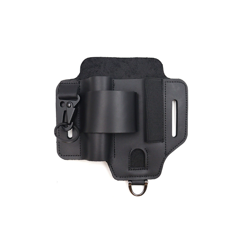 Excellent Gift EDC taktikai deréktáska túléléshez beépített zseblámpával és összecsukható kés rekeszével