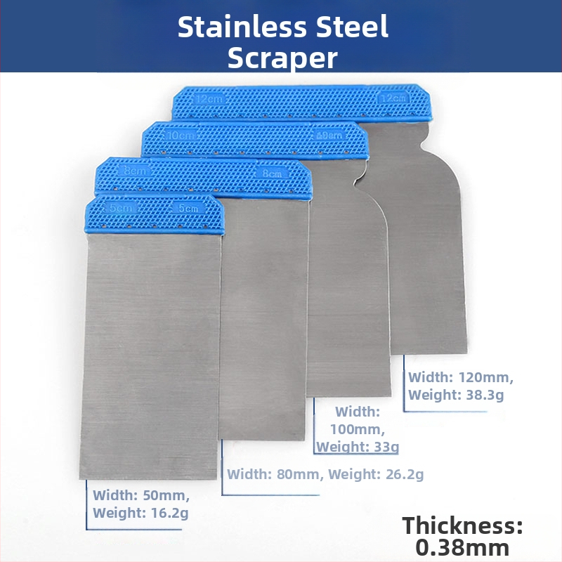 Шпакловъчен нож и скрепер от неръждаема стомана за поправка на боя по автомобил