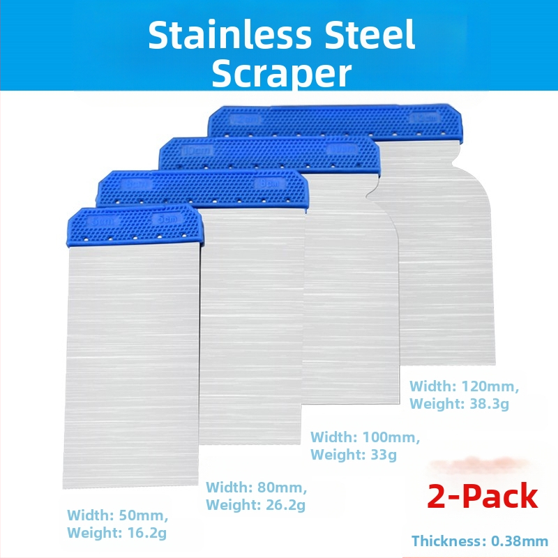 Шпакловъчен нож и скрепер от неръждаема стомана за поправка на боя по автомобил