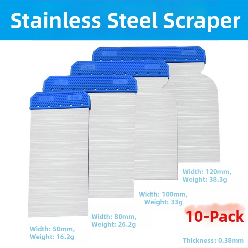 Шпакловъчен нож и скрепер от неръждаема стомана за поправка на боя по автомобил