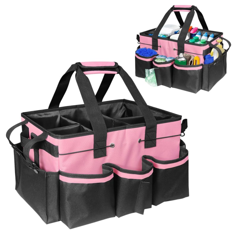 Geantă de curățare cubică, cu curea crossbody — spațiu de depozitare multifuncțional pentru unelte de curățenie, material Dragon Dance
