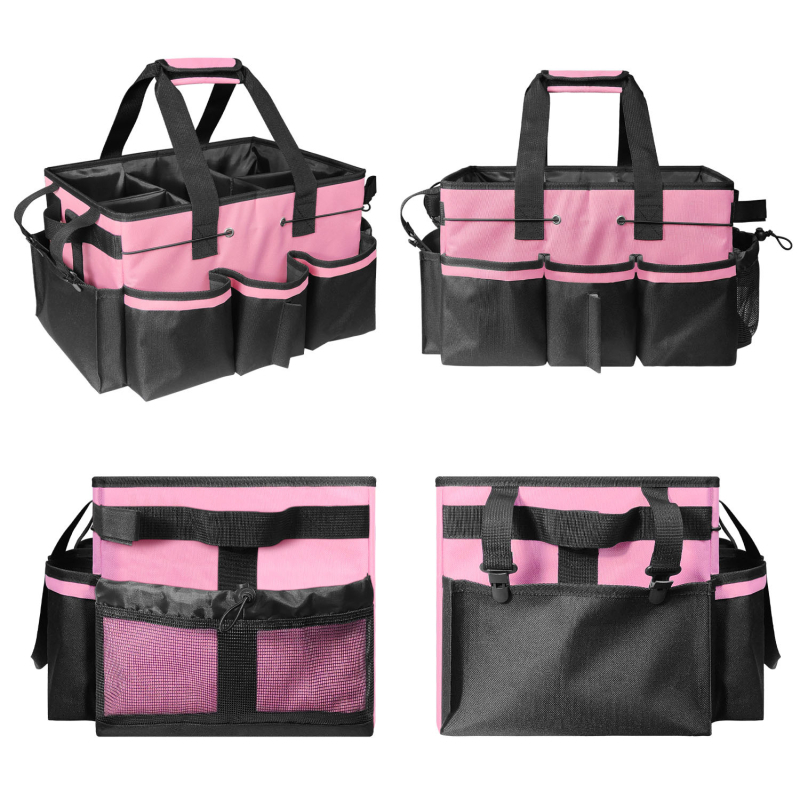 Geantă de curățare cubică, cu curea crossbody — spațiu de depozitare multifuncțional pentru unelte de curățenie, material Dragon Dance