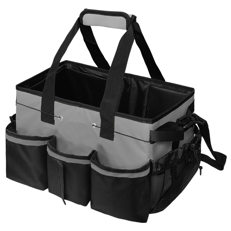 Geantă de curățare cubică, cu curea crossbody — spațiu de depozitare multifuncțional pentru unelte de curățenie, material Dragon Dance