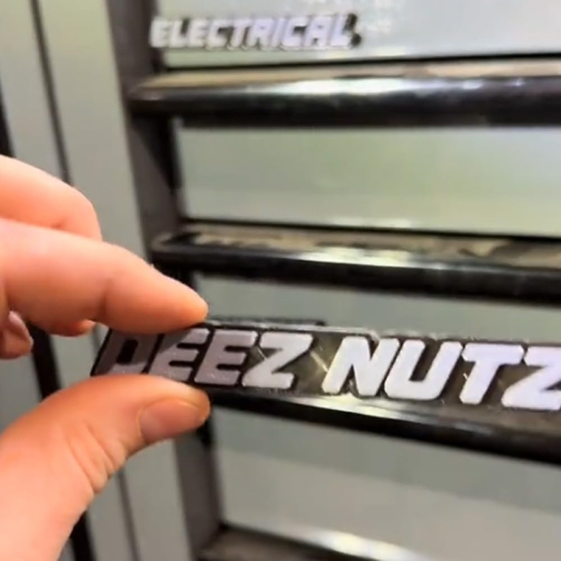 3D магнитни етикети за чекмеджета в кутия за инструменти (Материал: композитни магнитни материали; Форма на печат: Други; Област на приложение: складови полици; Назначение: общо)