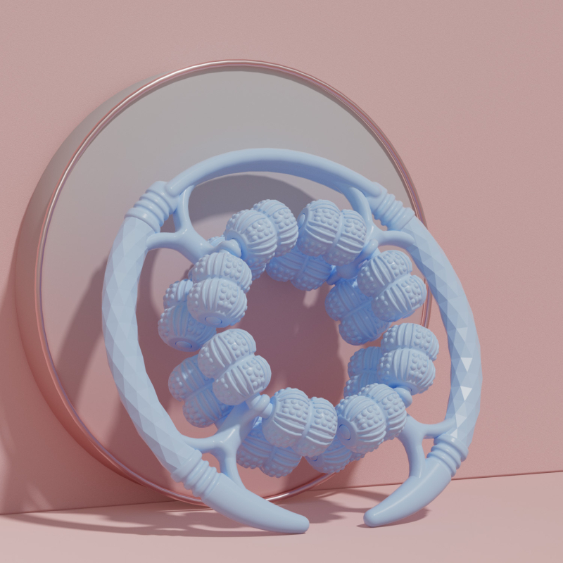 Koja masažo įrenginys su 32 skriemuliais, pilnai apvelgti rulonai, meridianų masažas — Medžiaga: PP • Prekės ženklas: Other • Kategorija: Kojų grožio įrenginys