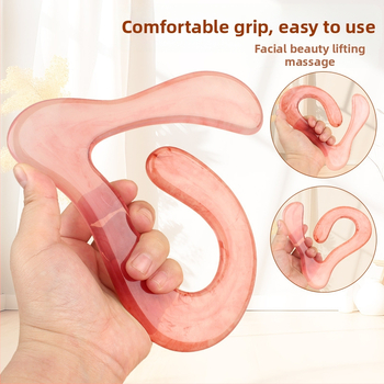 Gua Sha дъска - смола, 120 g; пакет от 500 бр.; персонализирана марка; печат на лого наличен