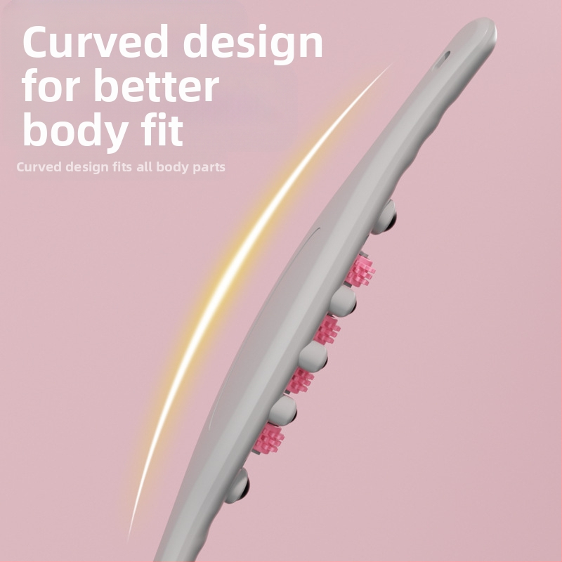 Масажор за цялото тяло с топки, уред за отслабване, месеща пръчка за корем; обхваща талия, гръб, крака, рамене и шия; меридиан четка — Бранд: Other, пуснат през лятото на 2024