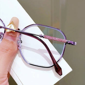 Γυαλιά ανάγνωσης με πλήρη σκελετό, φακοί ρητίνης, μεταλλικός σκελετός με TR+μέταλλο, προστασία UV, αντοχή στις ακτινοβολίες και προστασία από το μπλε φως