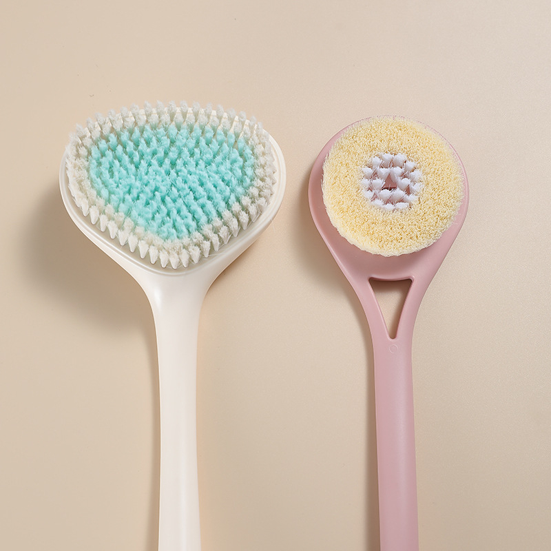 Yi lijie hosszú nyeletű hát- zuhanykefe, puha szálak, hámlasztó, felnőtteknek, 72 darabos csomag