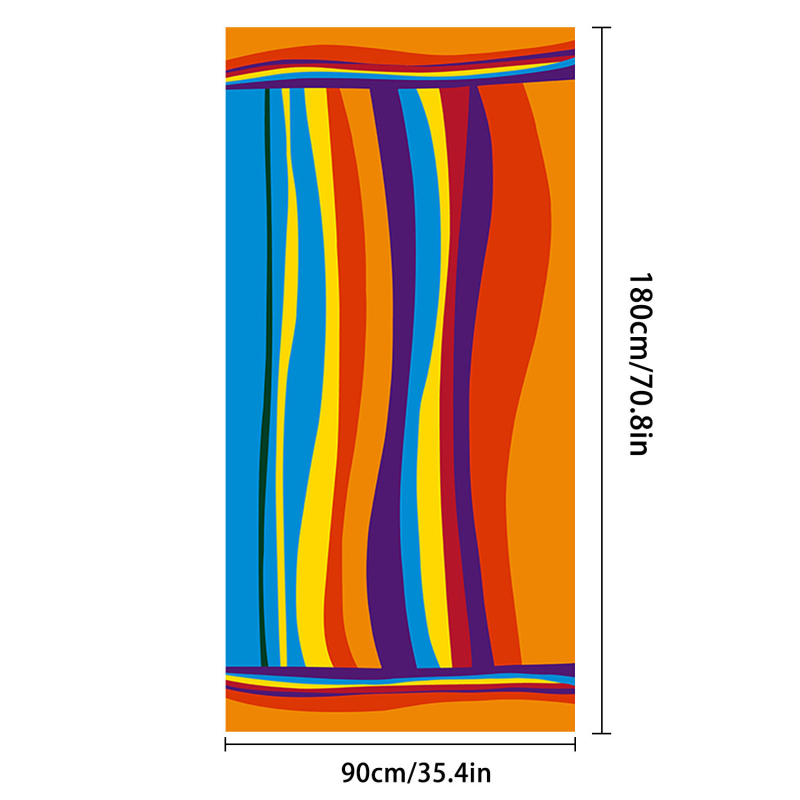 Paplūdimio rankšluostis - Prekės ženklas linhua; (Medžiaga: superfinos pluoštas; Svoris: 200–300 g; Verpalų skaičius: 21; Gamybos procesas: spauda)