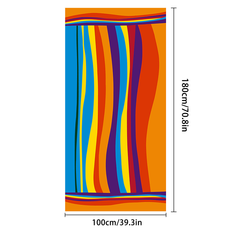 Paplūdimio rankšluostis - Prekės ženklas linhua; (Medžiaga: superfinos pluoštas; Svoris: 200–300 g; Verpalų skaičius: 21; Gamybos procesas: spauda)