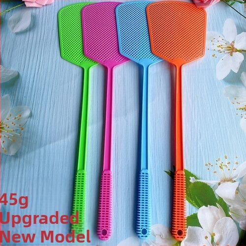 Мухобойка за мухи и комари – удебелена конструкция, дълга дръжка, устойчива пластмаса, не токсична полипропиленова