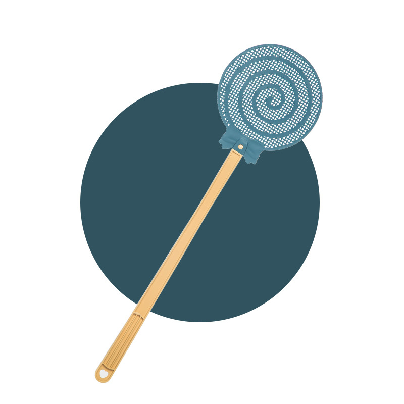 Dream Qilin Πλαστική μυγοσκούπα με μακριά λαβή, PP+PE; 360 τεμάχια