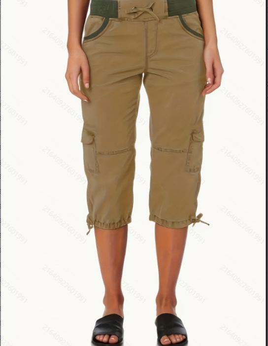 Női magas derekú széles lábú nadrág, casual stílus, poliészter anyag, 50-70% összetétel, 2025 tavasza