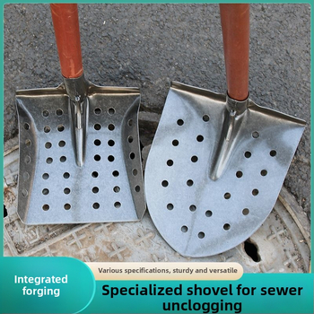 Kanalizacijos valymo įrankis, išlenkta kastuvėlio konstrukcija, guminė konstrukcija, prekės ženklas: Kita, importuota: Ne