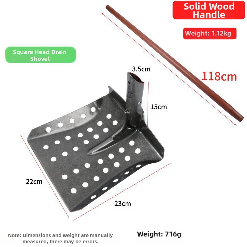 Kanalizacijos valymo įrankis, išlenkta kastuvėlio konstrukcija, guminė konstrukcija, prekės ženklas: Kita, importuota: Ne