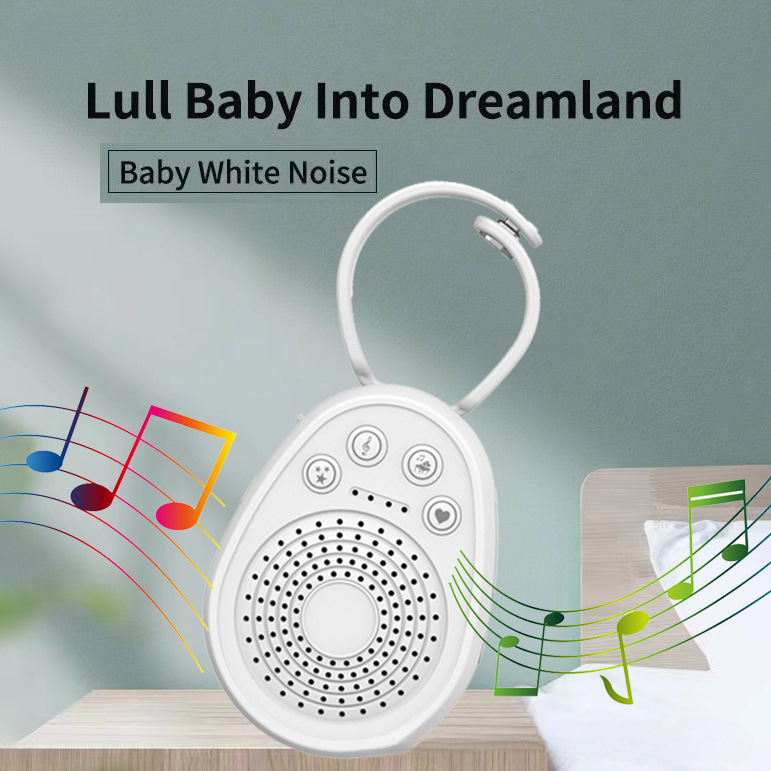 Dispozitiv de somn cu zgomot alb, baterie încorporată reîncărcabilă, funcție muzică, fără afișaj, autonomie baterie 6–8 ore, baterie 1000–1200 mAh