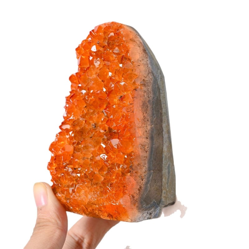 Αμέθυστος κρύσταλλος σπήλαιο κλάστερ – λίθος ενέργειας για γραφείο και οικιακή διακόσμηση, μοντέρνο μινιμαλιστικό στυλ