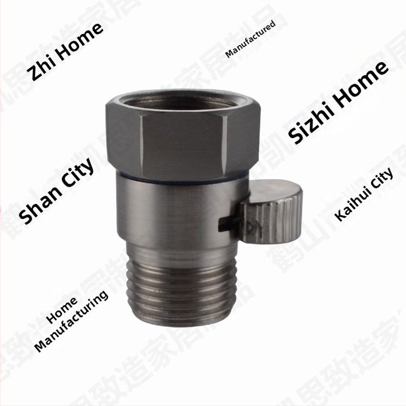 K1140 Меден прав клапан с функция за спиране на водата, за душ и пръскачка, резба