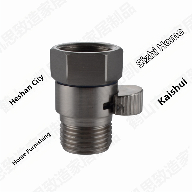 K1140 Меден прав клапан с функция за спиране на водата, за душ и пръскачка, резба