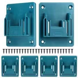 Suport de montaj cu cataramă pentru suspensie, pentru scule electrice cu baterie Li-ion 14-18V, compatibil cu DeWalt, Milwaukee și Makita