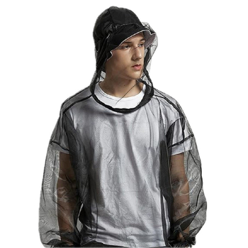 Антикомарно облекло с мрежа за къмпинг – полиестер, без монтаж, без отвори, мрежеста конструкция