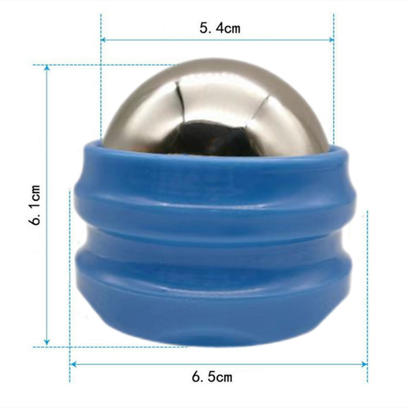 Minge de masaj din oțel inoxidabil pentru compresie caldă/rece și masaj meridian, portabilă, 160 g