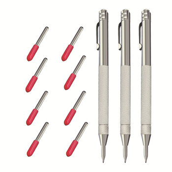 Model YF026 чертаеща писалка с подменяем накрайник, метална сплав за захващане, електроплакиране, за обработка на стъкло