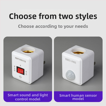 Νυχτερινό φως με αισθητήρα σώματος, συνδεόμενο σε πρίζα, με ευφυή έλεγχο, ενσωματωμένη μπαταρία μολύβδο-οξέος, τάση 0-440V