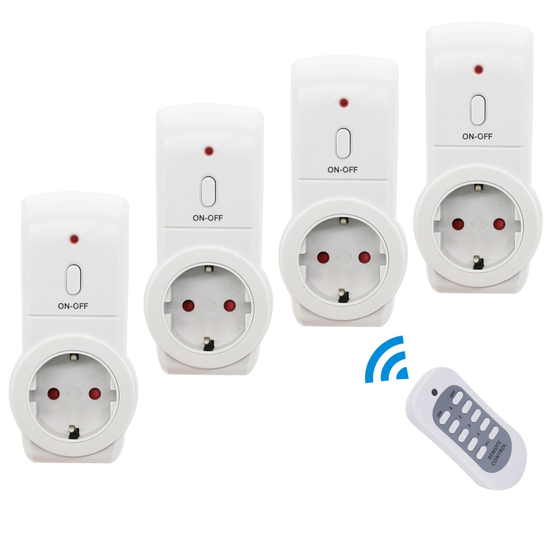 Išmanus sieninis lizdas su ES standarto kištuku, per sieną, skirtas virtuvei, elektros įrangai, darbo temperatūra -20…50 °C